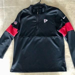 Nike Dri-Fit NFL On Field Apparel Atlanta Falcons 1/4 Zip Pullover Size M